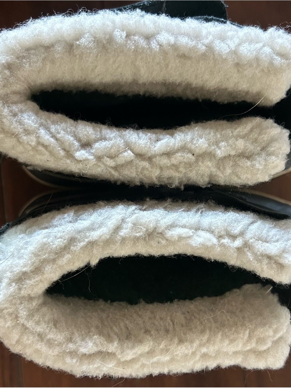 Sorel Black and Cream Caribou Waterproof Women’s Snow Boots - Picture 5 of 5